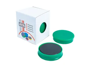 ARTA Magnete Durchmesser 40mm, grün (4 Stück in einer Packung)